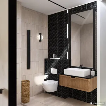 Интерьер ванной  смотреть на Basicdecor