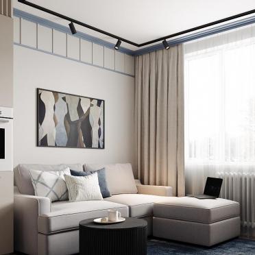 Интерьер гостиной в современном стиле смотреть на Basicdecor