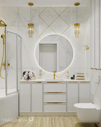 Интерьер ванной  смотреть на Basicdecor