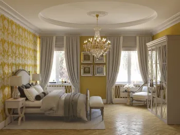 Интерьер спальни в классическом стиле смотреть на Basicdecor