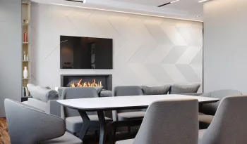 Интерьер гостиной в современном стиле смотреть на Basicdecor