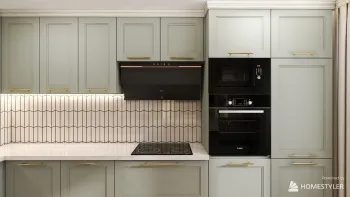 Интерьер кухни в неоклассике смотреть на Basicdecor