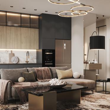 Интерьер гостиной  смотреть на Basicdecor