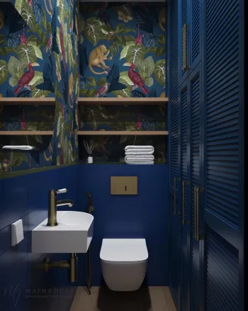 Интерьер ванной в современном стиле смотреть на Basicdecor
