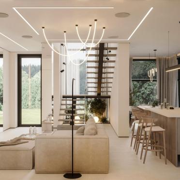 Интерьер гостиной  смотреть на Basicdecor