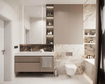 Интерьер ванной  смотреть на Basicdecor