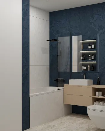 Интерьер ванной  смотреть на Basicdecor