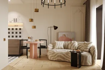 Интерьер cветильниками над столом  смотреть на Basicdecor