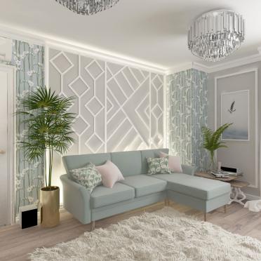 Интерьер гостиной в неоклассике смотреть на Basicdecor