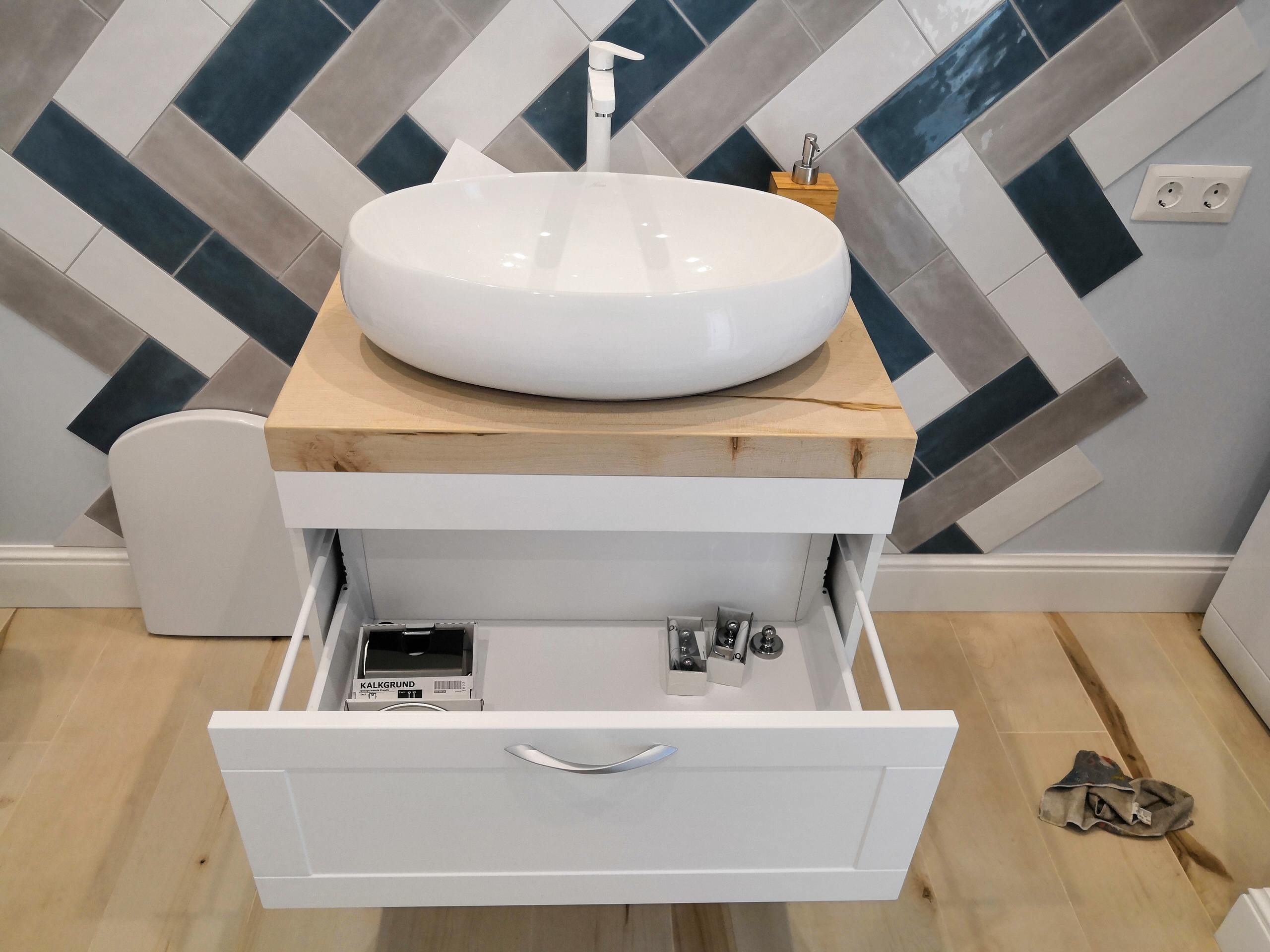Интерьер ванной в скандинавском стиле