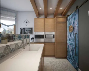 Интерьер кухни в средиземноморском смотреть на Basicdecor