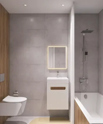 Интерьер ванной  смотреть на Basicdecor