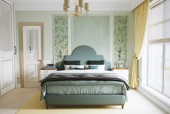 Интерьер спальни  смотреть на Basicdecor