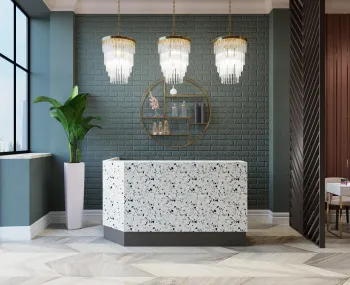 Интерьер с ресепшном  смотреть на Basicdecor