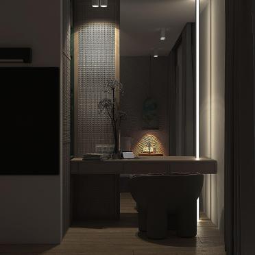 Интерьер с нишей с подсветкой и с подсветкой  смотреть на Basicdecor