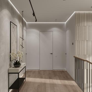 Интерьер cветовыми линиями  смотреть на Basicdecor