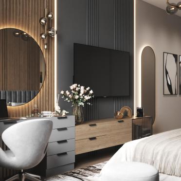 Интерьер спальни  смотреть на Basicdecor