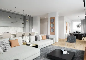 Интерьер гостиной  смотреть на Basicdecor