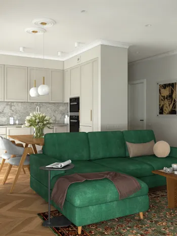 Интерьер гостиной  смотреть на Basicdecor