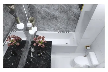 Интерьер ванной  смотреть на Basicdecor