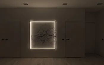 Интерьер с нишей с подсветкой, подсветкой настенной и с подсветкой  смотреть на Basicdecor