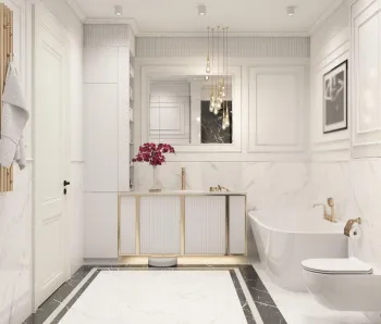 Интерьер ванной  смотреть на Basicdecor