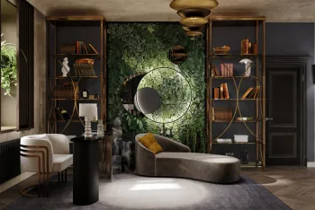 Интерьер гостиной  смотреть на Basicdecor