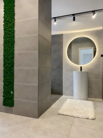 Интерьер ванной в современном стиле смотреть на Basicdecor