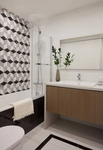 Интерьер ванной в неоклассике смотреть на Basicdecor