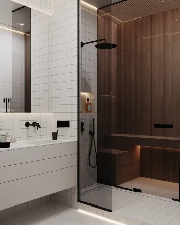 Интерьер ванной  смотреть на Basicdecor