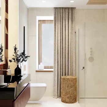 Интерьер ванной  смотреть на Basicdecor