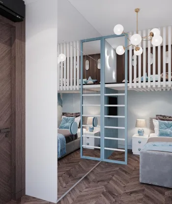 Интерьер детской с для мальчика  смотреть на Basicdecor