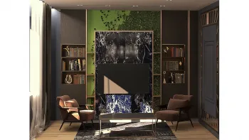 Интерьер гостиной  смотреть на Basicdecor