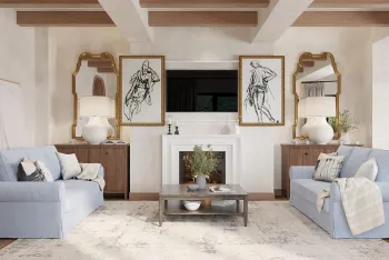 Интерьер гостиной  смотреть на Basicdecor