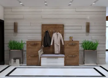 Интерьер прихожей в современном стиле смотреть на Basicdecor