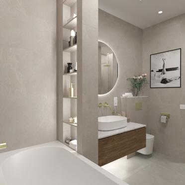 Интерьер ванной  смотреть на Basicdecor