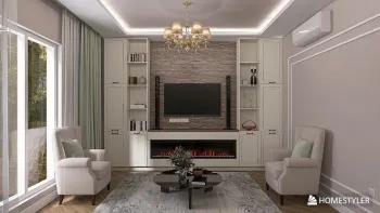Интерьер гостиной  смотреть на Basicdecor