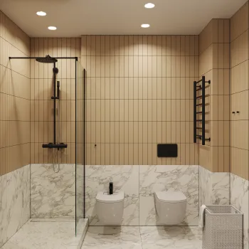 Интерьер ванной  смотреть на Basicdecor
