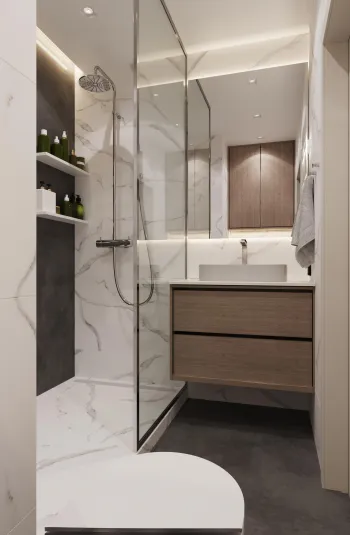 Интерьер ванной  смотреть на Basicdecor
