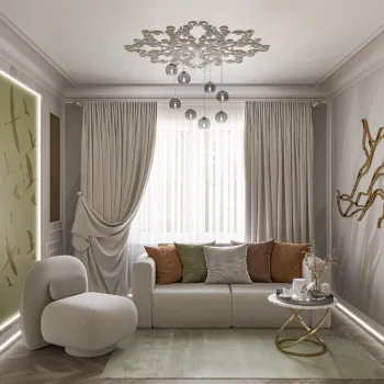 Интерьер гостиной  смотреть на Basicdecor
