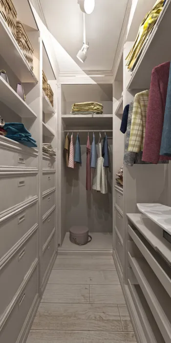 Интерьер гардеробной в современном стиле смотреть на Basicdecor