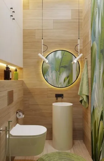 Интерьер ванной  смотреть на Basicdecor