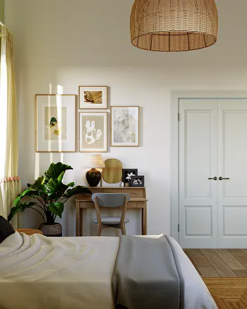 Интерьер спальни в скандинавском стиле смотреть на Basicdecor