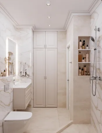 Интерьер ванной  смотреть на Basicdecor