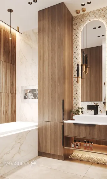 Интерьер ванной  смотреть на Basicdecor
