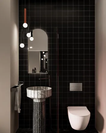Интерьер ванной  смотреть на Basicdecor