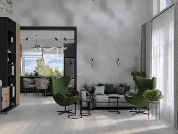 Интерьер гостиной  смотреть на Basicdecor