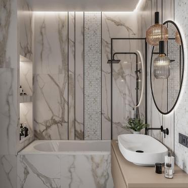 Интерьер ванной  смотреть на Basicdecor