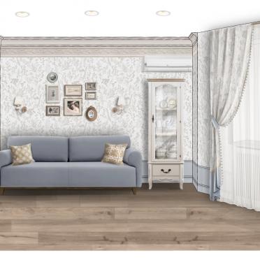 Интерьер гостиной  смотреть на Basicdecor