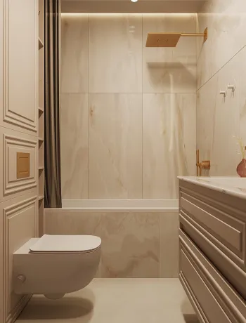 Интерьер ванной  смотреть на Basicdecor